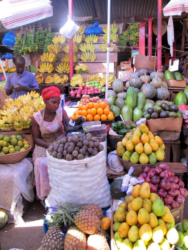 Mudaala vendor in a market